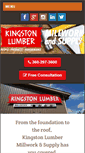 Mobile Screenshot of kingstonlumber.com
